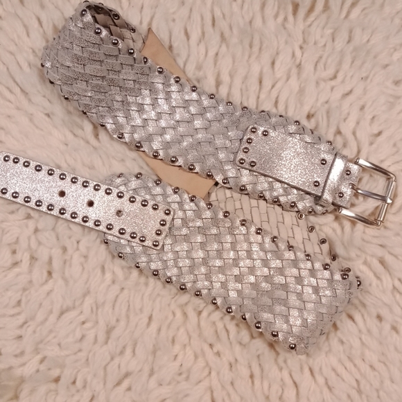 Calvin Klein Accessories - Calvin Klein silver belt